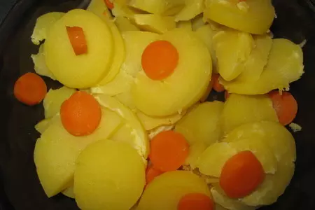 Киш с сыром маскарпоне и овощами: шаг 4