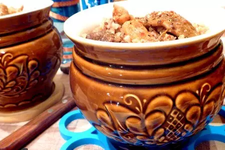Гречка по-купечески в горшочках: шаг 5