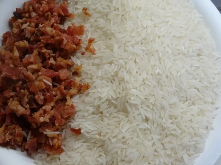 Кальмаровые стэйки с рисом: шаг 1