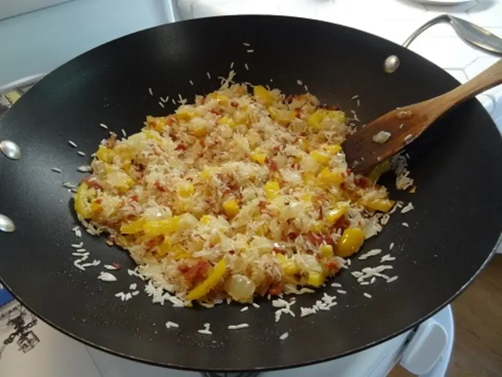 Кальмаровые стэйки с рисом: шаг 4