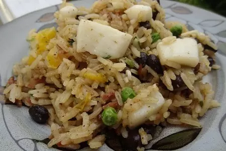 Кальмаровые стэйки с рисом: шаг 8
