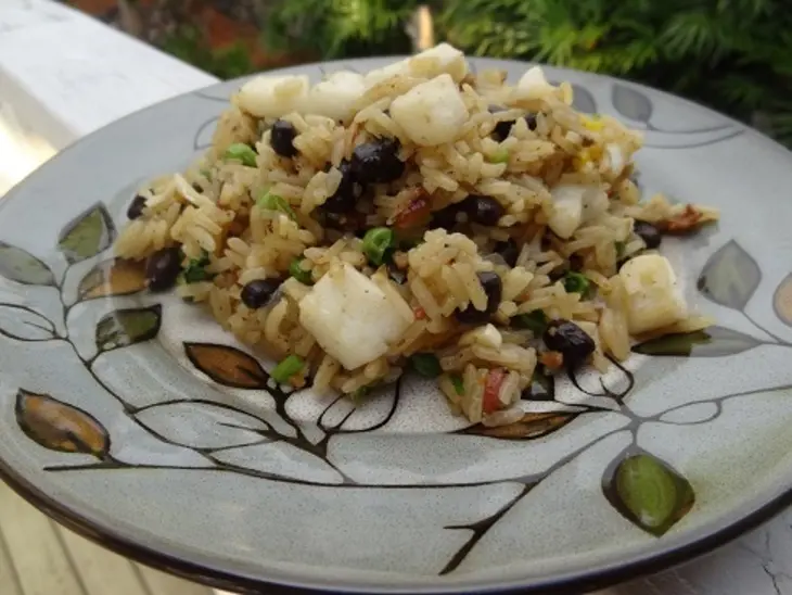 Кальмаровые стэйки с рисом: шаг 9