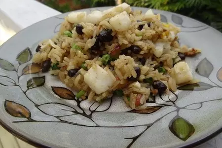 Кальмаровые стэйки с рисом: шаг 9
