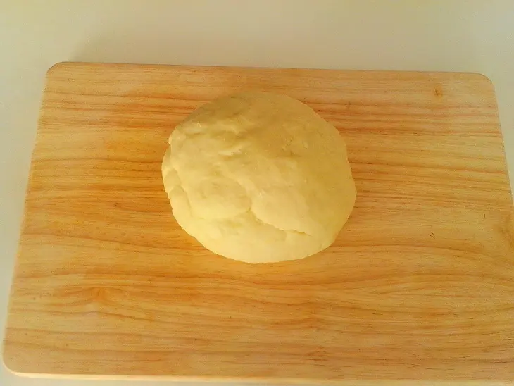 Конвертики из творожного теста с яблоками: шаг 3