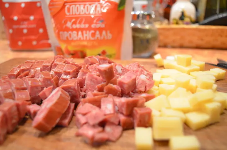 Польский мясной кекс: шаг 2