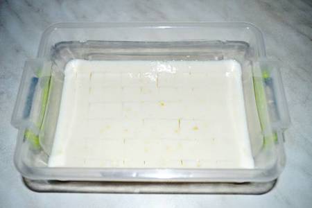 Йогуртовое желе с карамельным матте: шаг 7