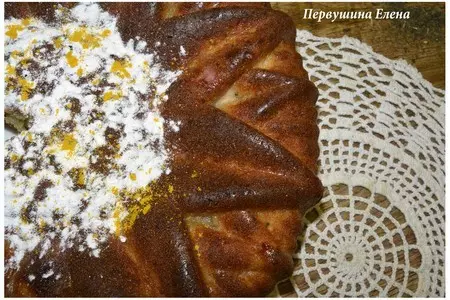 Мятный кекс с хурмой: шаг 6