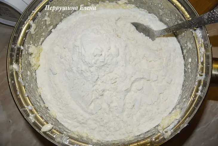 Кекс "тигровый" с кунжутом: шаг 2