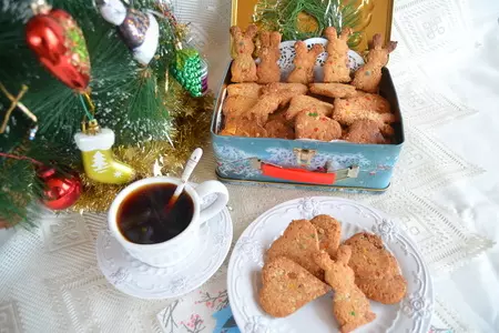 Рождественское миндальное печенье: шаг 4