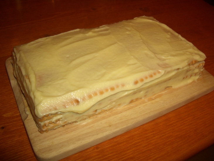 Торт "а-ля тирамису" (без выпечки): шаг 8