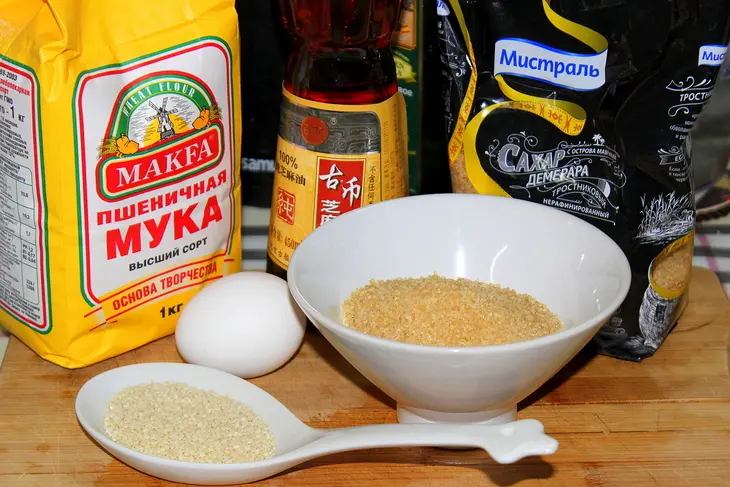 Фрукты в кунжутной карамели по - китайски: шаг 1