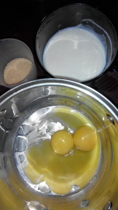 Шоколадное печенье с кокосовым кремом + горячий шоколад с корицей и апельсином: шаг 3