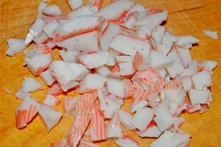 Дип из сыра и сурими: шаг 2