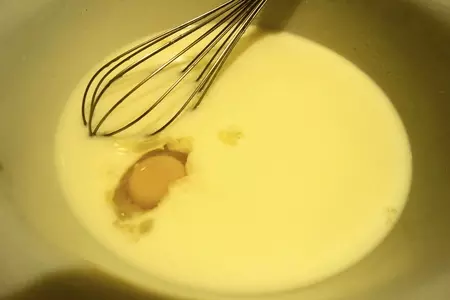 Панкейки с яблоками: шаг 1