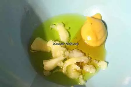 Стручковая фасоль в горчичном соусе, с яйцом пашот: шаг 5
