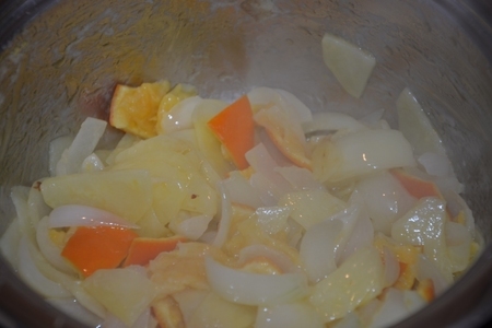 Крем-суп из лосося и апельсинов: шаг 3
