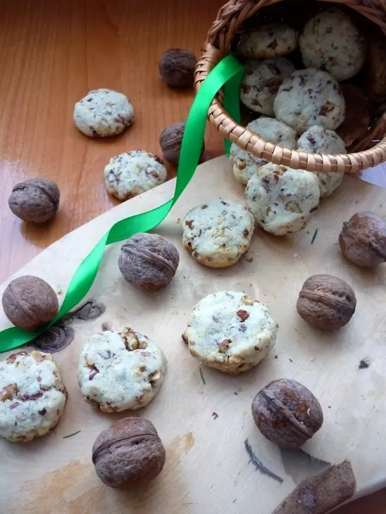 Сахарное печенье с грецким орехом: шаг 7