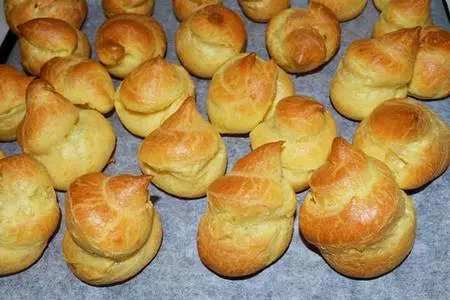Профитроли с парфе из куриной печени: шаг 4