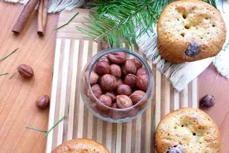 Карамельные кексы с тыквой и фундуком: шаг 6