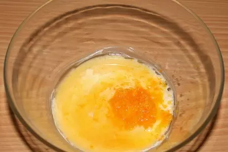 Мандариновое печенье с шоколадом: шаг 2