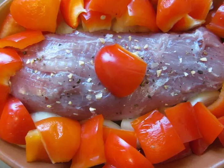 Свинина с овощами- быстро и вкусно!: шаг 3