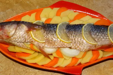 Кефаль терияки, запеченная с овощами: шаг 4
