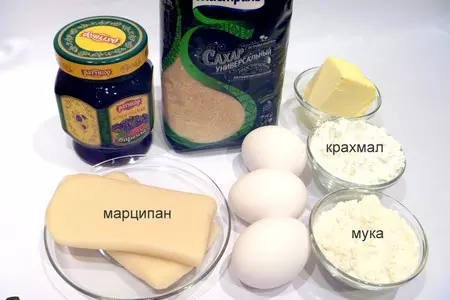 Тарталетки миндальные с марципановым кремом и ежевикой: шаг 3