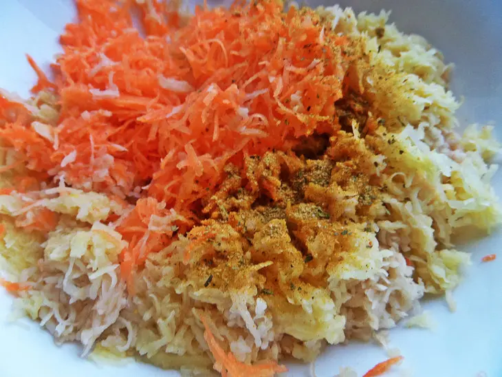 Драники с килечкой: шаг 1
