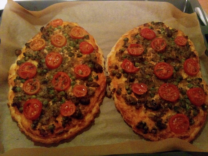 Творожное тесто для пиццы: шаг 5