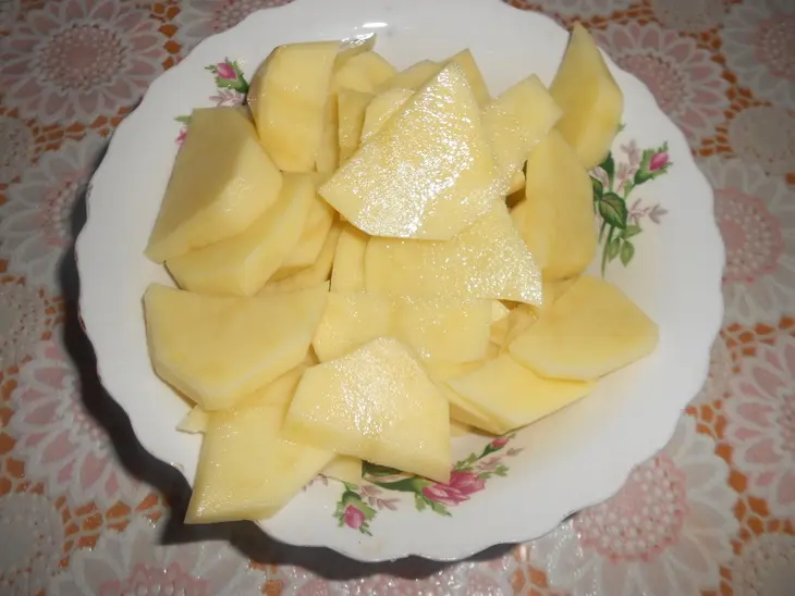Картофель с брынзой по-гречеки: шаг 1