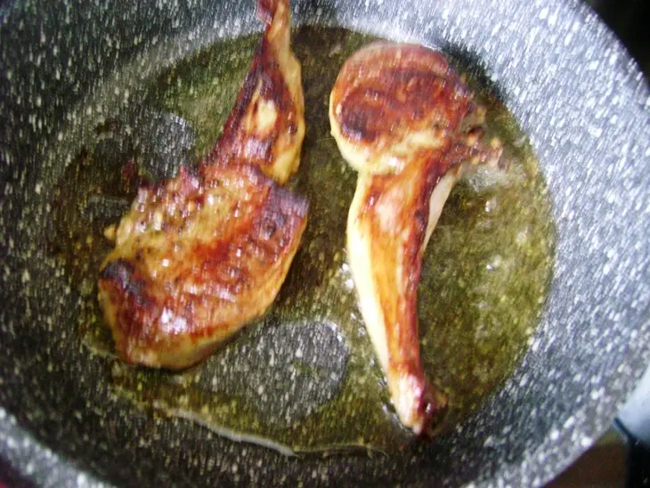 Бараньи ребрышки с птитимом и овощами.: шаг 1