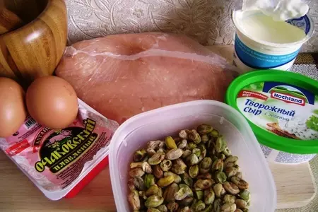 Террин куриный сливочный «белоснежка» и очень вкусный овощной гарнир к нему.: шаг 1