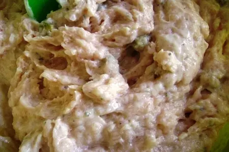 Террин куриный сливочный «белоснежка» и очень вкусный овощной гарнир к нему.: шаг 3