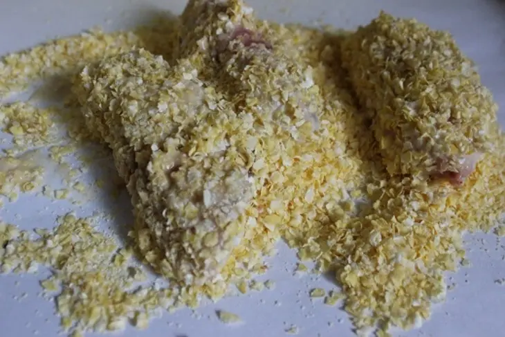 Острые куриные крылышки kfc: шаг 7