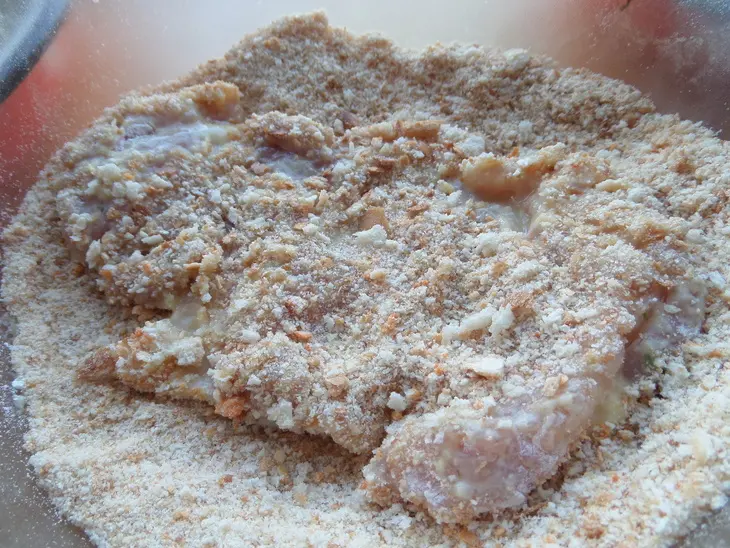 Куриные отбивные с картофельным пюре с сыром: шаг 6