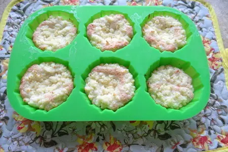 Быстрые открытые кексы с творогом: шаг 5