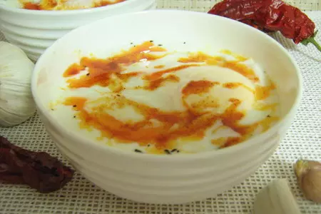 Яйца в мацони: шаг 6
