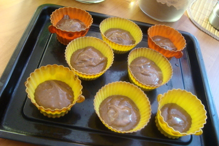 Шоколадные кексы-бомбочки для утреннего кофе.: шаг 6