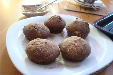 Шоколадные кексы-бомбочки для утреннего кофе.: шаг 9