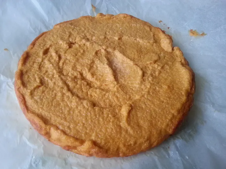 Творожная запеканка с морковью и ананасовым кремом: шаг 7