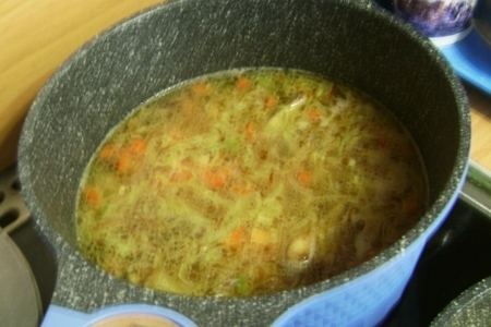 Суп с бараниной, чечевицей и птитимом или маш угро шурва ковурма на современный российский лад: шаг 2