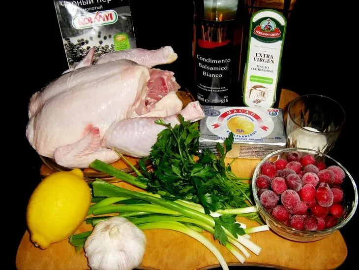 Курица,запечнная с травами: шаг 1