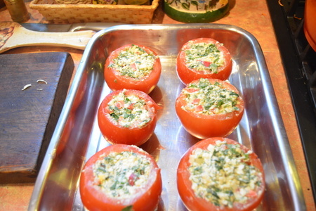 Запеченные фаршированные томаты (фм "кулинарные фантазии"): шаг 4