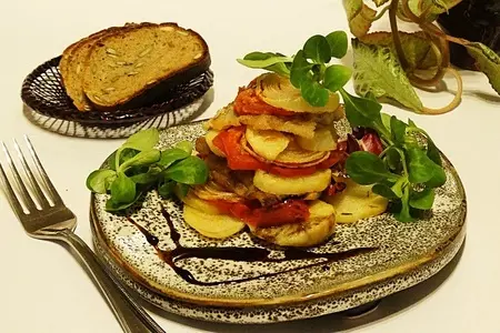 Жаренная на гриле рыба с овощами: шаг 7