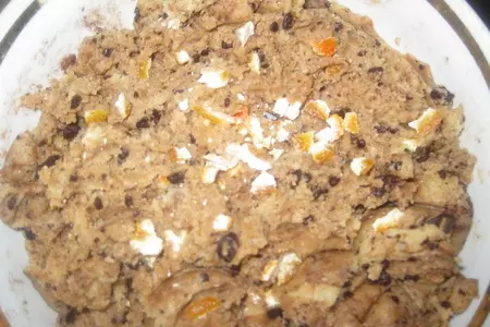 Американское шоколадное печенье с цукатами: шаг 5