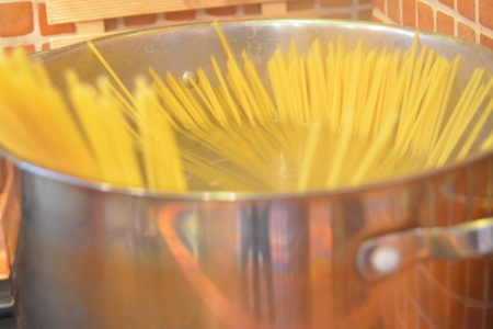 Спагетти с чечевично-лимонным соусом: шаг 7