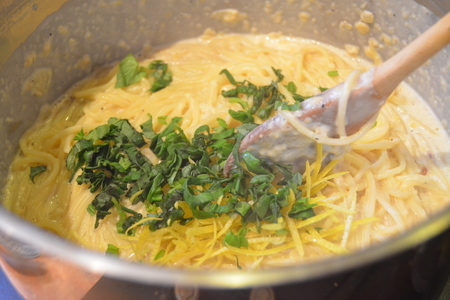 Спагетти с чечевично-лимонным соусом: шаг 8