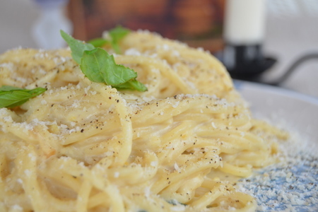 Спагетти с чечевично-лимонным соусом: шаг 9