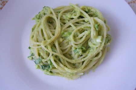 Спагетти с авокадо и лимоном: шаг 8