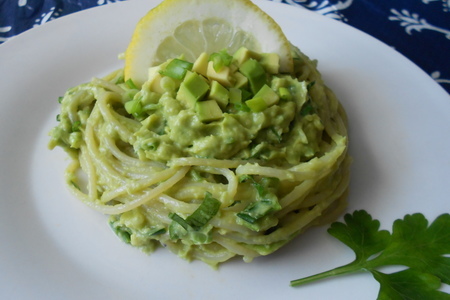 Спагетти с авокадо и лимоном: шаг 9